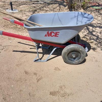 ACE Wheelbarrow + Shovel + weed cutter Combo