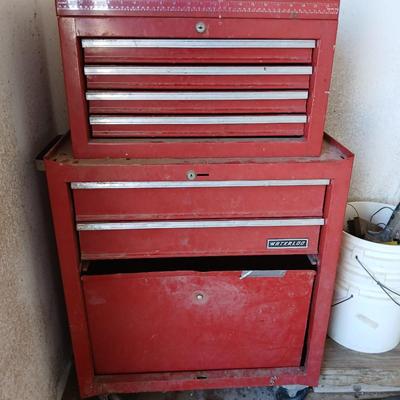 Vintage Waterloo Rolling Tool Chest