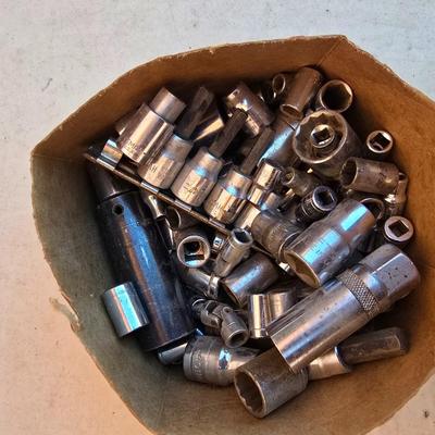 Socket Lot – Central Force 1/2" Deep Impact Set + Assorted Mixed Sockets