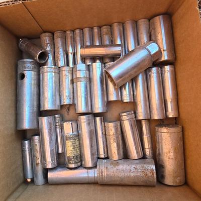 Box Lot: Deep Socket Set – Mixed Sizes & Brands