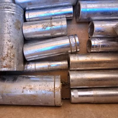 Box Lot: Deep Socket Set – Mixed Sizes & Brands