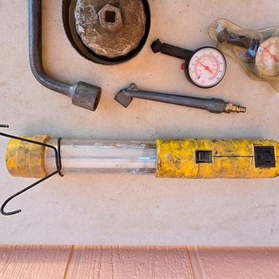 Garage Utility Lot – Air, Pressure, and Handy Tools