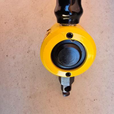 The Rodman Nibbler – Sheet Metal Cutting Tool by Rodman & Company, Inc. with a Gharst & Thomas Pioneer reel tape measure