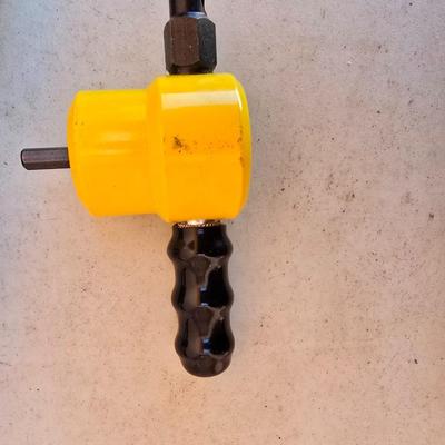 The Rodman Nibbler – Sheet Metal Cutting Tool by Rodman & Company, Inc. with a Gharst & Thomas Pioneer reel tape measure