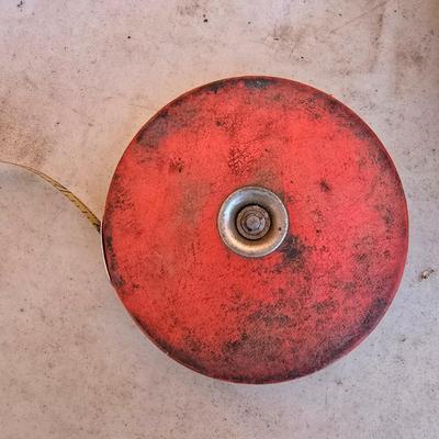 The Rodman Nibbler – Sheet Metal Cutting Tool by Rodman & Company, Inc. with a Gharst & Thomas Pioneer reel tape measure