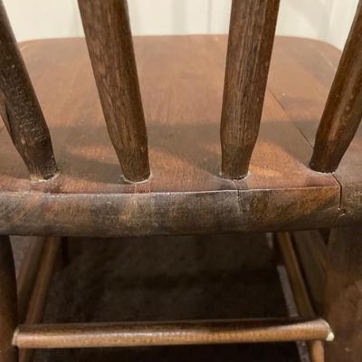 2 children’s wood chairs