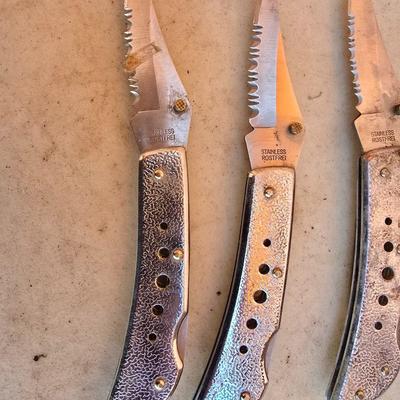 Lot of 6 Vintage Folding Pocket Knives – Mixed Styles