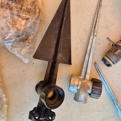 Mixed Lot – Garden Sprinklers, Hose Fittings & Misc Hardware