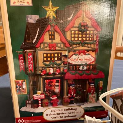 Christmas village decor