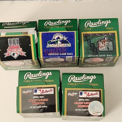 5 1997 1998 1999 2000 2001 Offical ball ALL Star Game OMLB Baseball