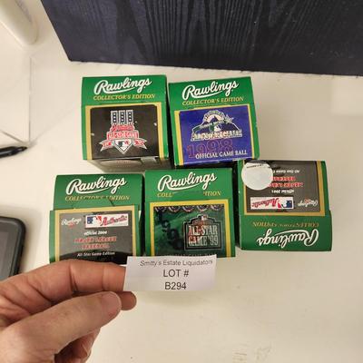 5 1997 1998 1999 2000 2001 Offical ball ALL Star Game OMLB Baseball