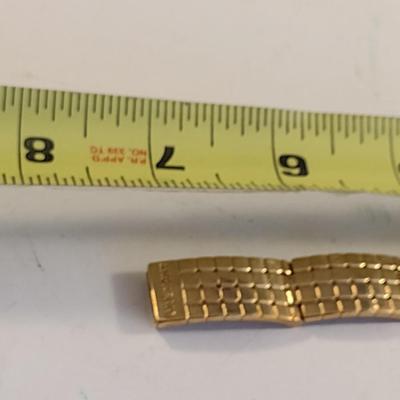 Givenchy Designer Gold Tone Bracelet- Approx 7" Long (#10)