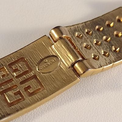 Givenchy Designer Gold Tone Bracelet- Approx 7" Long (#10)