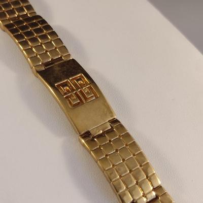 Givenchy Designer Gold Tone Bracelet- Approx 7" Long (#10)