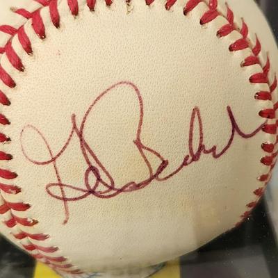 Glenn Beckert Cubs OMLB Signed Autographed Baseball In Collectors Case