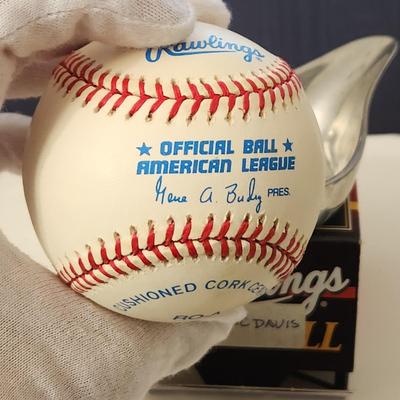 Eric Davis OMLB Signed Autographed Baseball