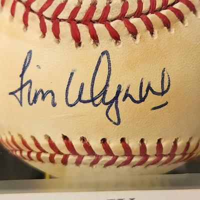Jim Jimmy Wynn Angels OMLB Signed Autographed Baseball in Case