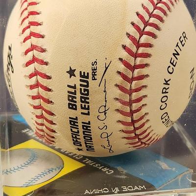 Jim Jimmy Wynn Angels OMLB Signed Autographed Baseball in Case