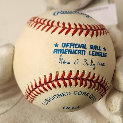 Manny Alexander #6 Baltimore Orioles OMLB Signed Autographed Baseball