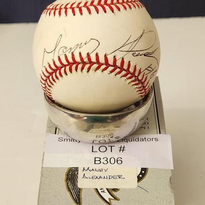 Manny Alexander #6 Baltimore Orioles OMLB Signed Autographed Baseball