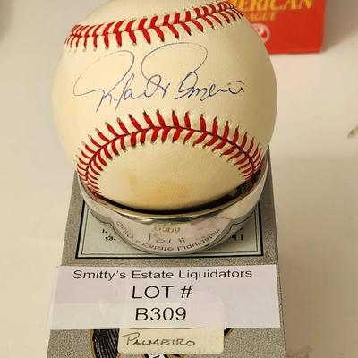 Rafael Palmeiro Orioles OMLB Signed Autographed Baseball