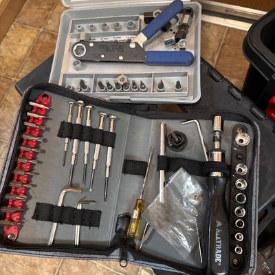Tool Box w/tools and step stool
