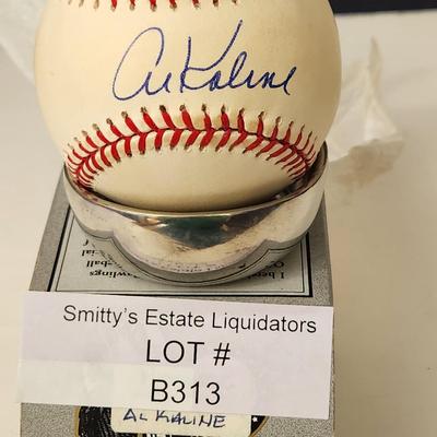 Al Kaline OMLB Signed Autographed Baseball