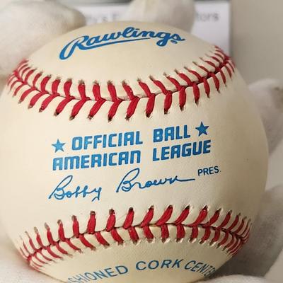 Al Kaline OMLB Signed Autographed Baseball