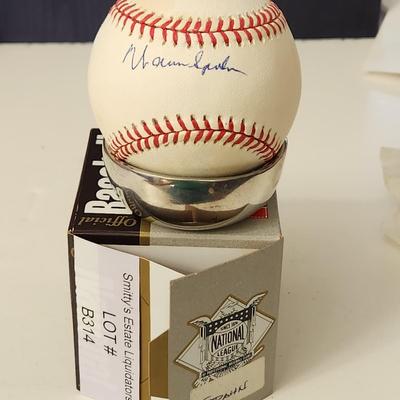 Warren Spahn OMLB Signed Autographed Baseball