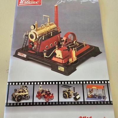 Wilesco Live Steam Engine Tractor – Brass Model D405