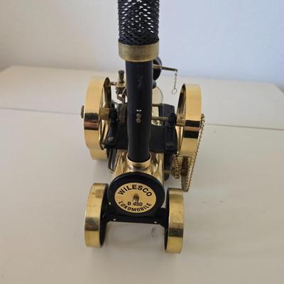 Wilesco Live Steam Engine Tractor – Brass Model D405