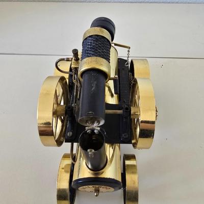Wilesco Live Steam Engine Tractor – Brass Model D405