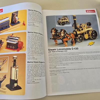 Wilesco Live Steam Engine Tractor – Brass Model D405