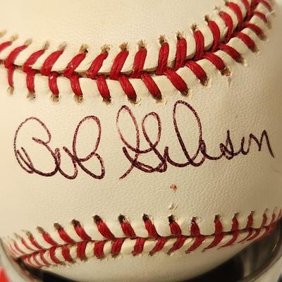 Bob Gibson OMLB Signed Autographed Baseball