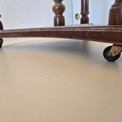14 Inch Heirloom Globe by Replogle - Vintage Illuminated Globe on Wood Tripod Stand – Mid-Century with Miniature Vintage Decorative Globe