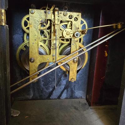 Antique Madison Gilbert Clock Co. Mantel Clock with Key