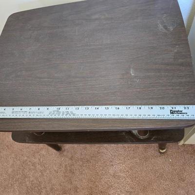 Mid-Century Modern Two-Tier Side Table