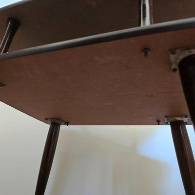 Mid-Century Modern Two-Tier Side Table