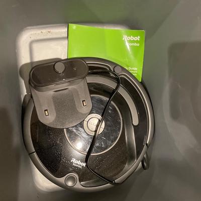 iRobot Roomba 600 series in a tote