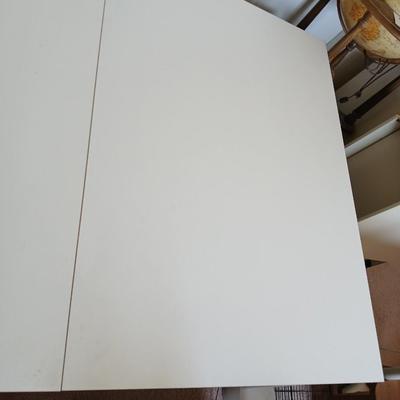 Folding Drop-Leaf cutting table for Sewing / Craft Table on Wheels