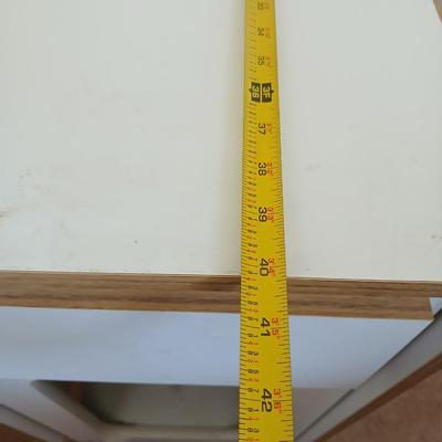 Folding Drop-Leaf cutting table for Sewing / Craft Table on Wheels