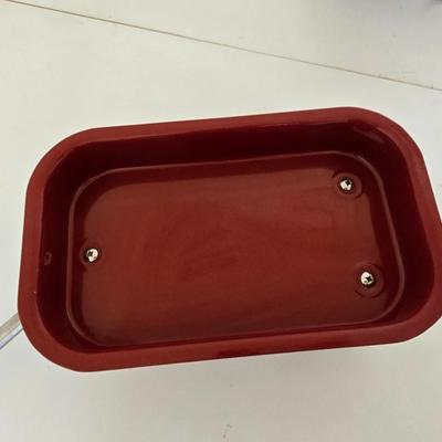 Mini Red Metal Wagon & Wheelbarrow Set – Doll or Display Size