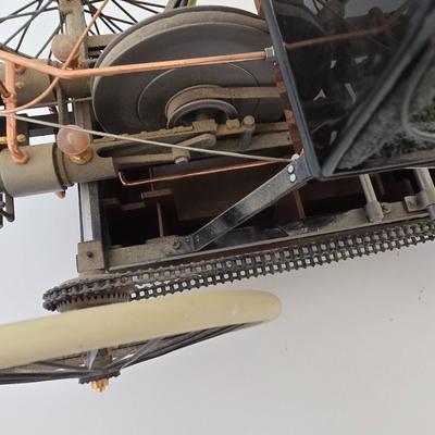 Antique Style Brass & Metal Model of 1886 Benz Patent-Motorwagen