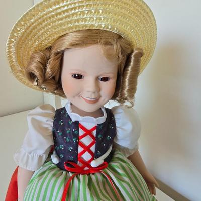 Danbury Mint Shirley Temple Collectible Porcelain Doll