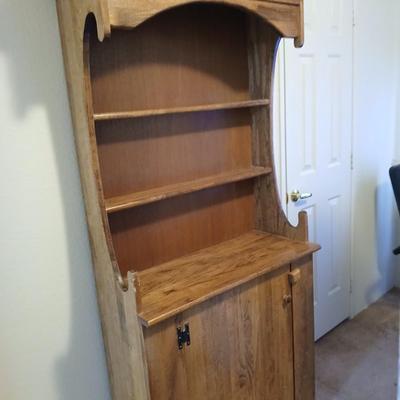 Solid Wood Country Hutch Cabinet