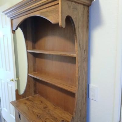 Solid Wood Country Hutch Cabinet