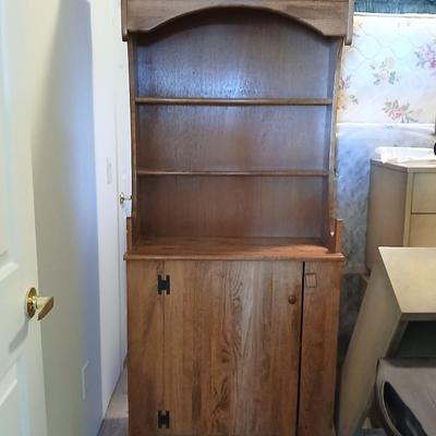Solid Wood Country Hutch Cabinet