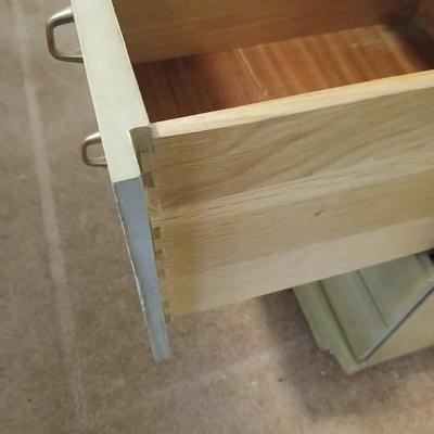 Vintage Art Deco Style Dresser with Mirror – 9 Drawers J.B. Augsta Manufacturing Corporation