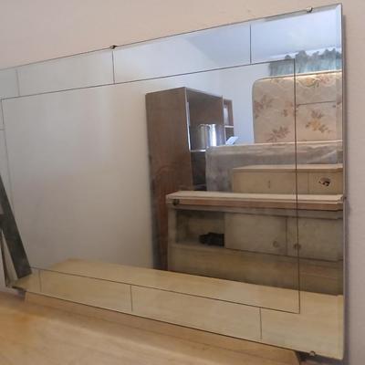 Vintage Art Deco Style Dresser with Mirror – 9 Drawers J.B. Augsta Manufacturing Corporation