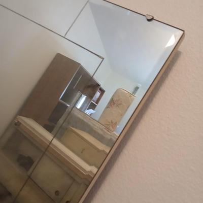 Vintage Art Deco Style Dresser with Mirror – 9 Drawers J.B. Augsta Manufacturing Corporation